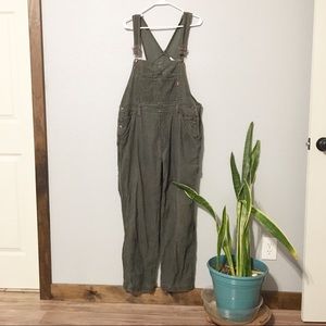 Vintage Jordache olive green overalls